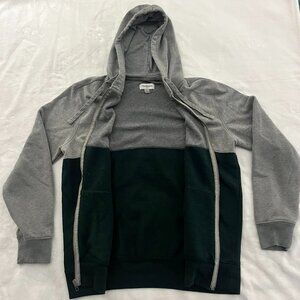 Goodfellow & Co. Men's Size Large Gray / Green Hoodie Sweatshirt